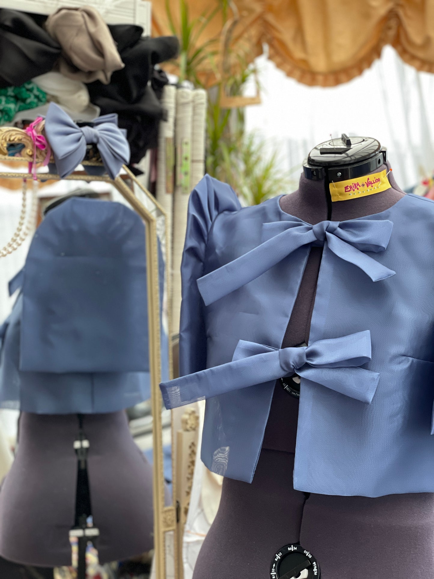 Malambing in Kalawakan 2 bow front Filipiniana Top