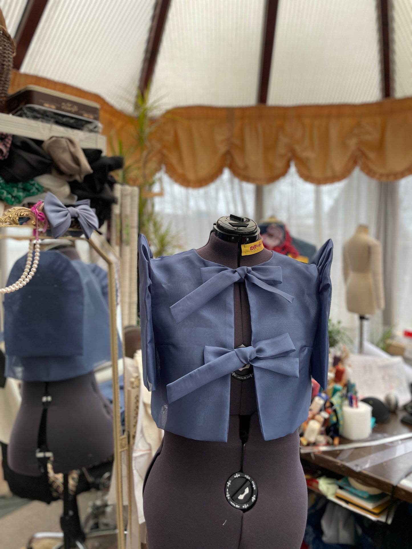 Malambing in Kalawakan 2 bow front Filipiniana Top