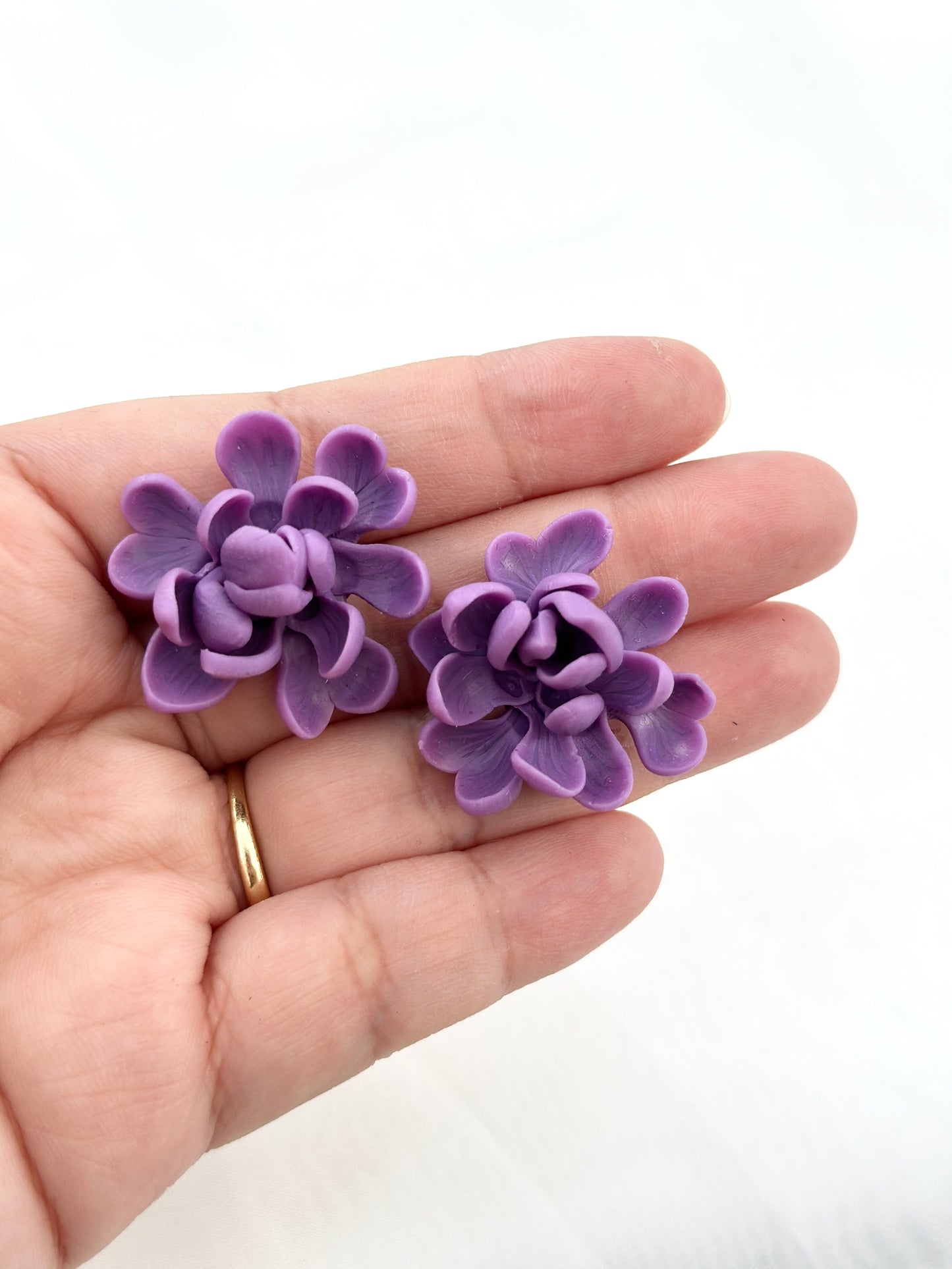 Ube Sampaguita Studs