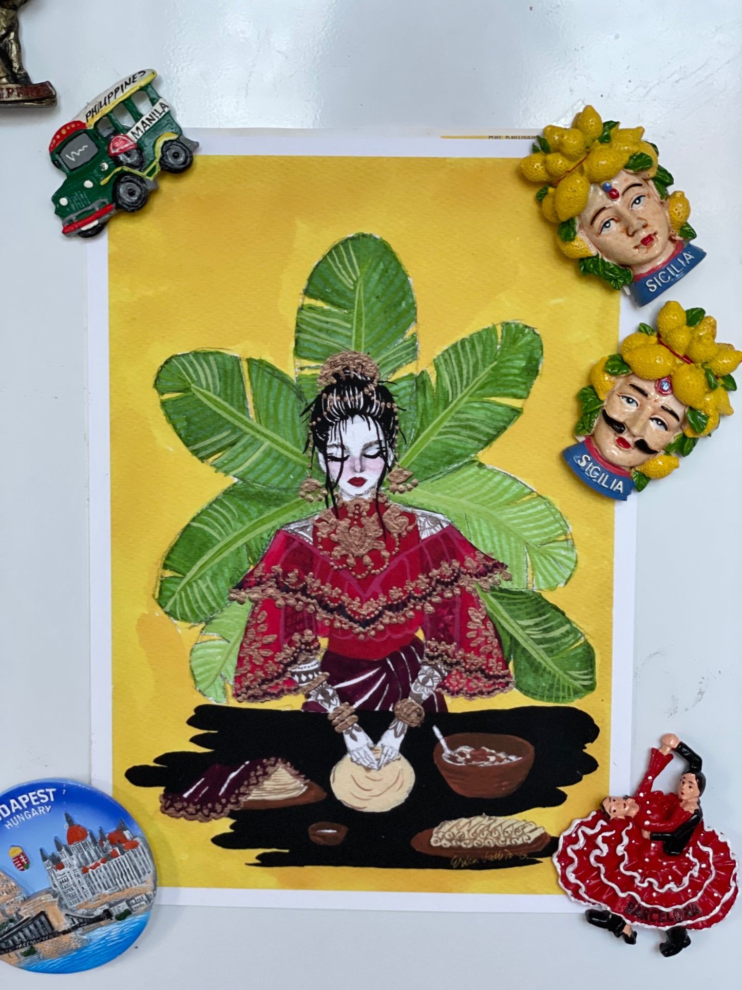 Lumpia Maker Filipiniana Art Print