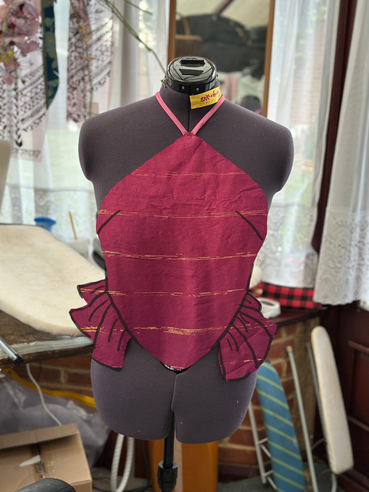 Asymmetrical Pleated Top