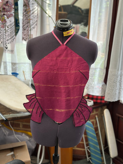 Asymmetrical Pleated Top