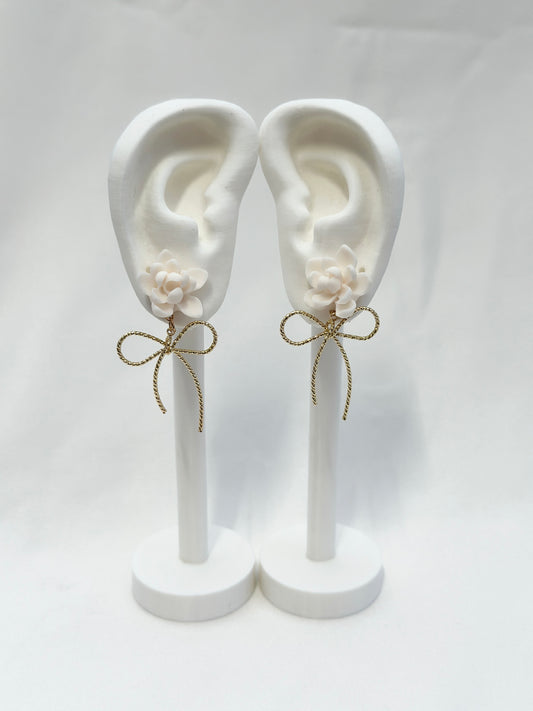 Sampaguita Bow Dangle