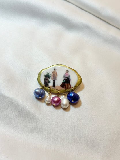 Ligawan (Courtship) Brooch