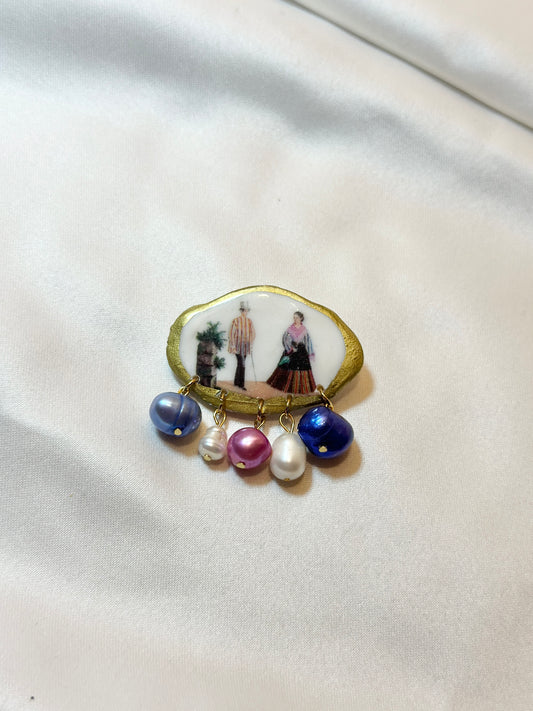 Ligawan (Courtship) Brooch