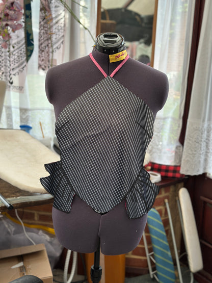 Asymmetrical Pleated Top