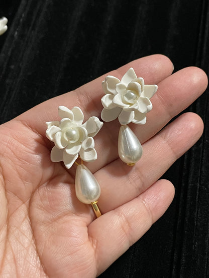 Sampaguita Pearl Danglers