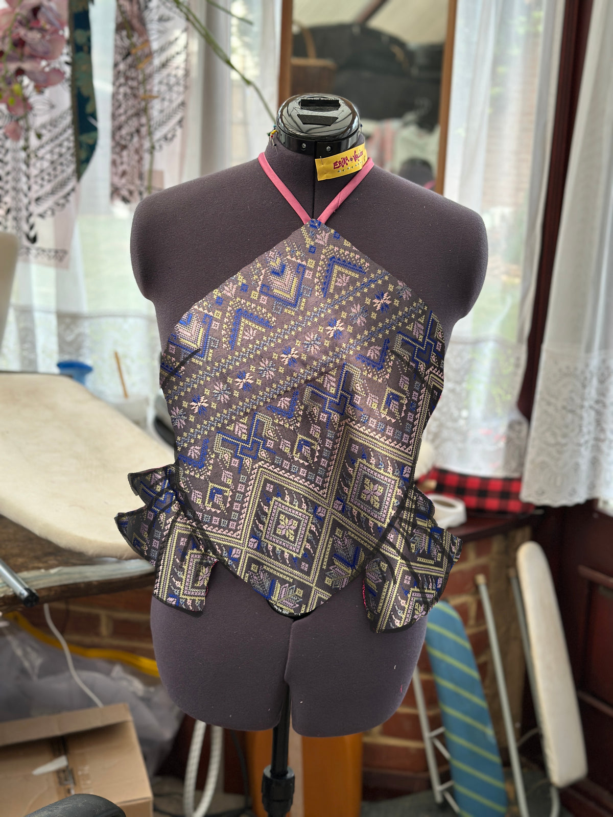 Asymmetrical Pleated Top