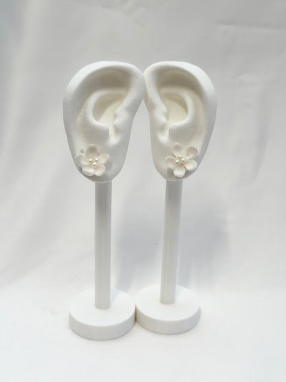 Sampaguita Stud Mini with Seed Pearls