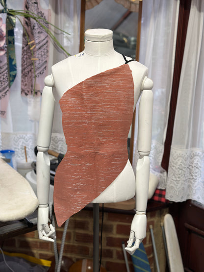 Asymmetrical Pleated Top