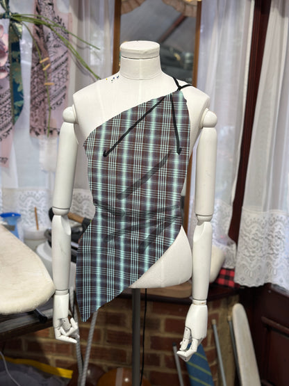 Asymmetrical Pleated Top
