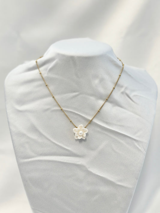 Sampaguita Satellite Ball Chain Necklace