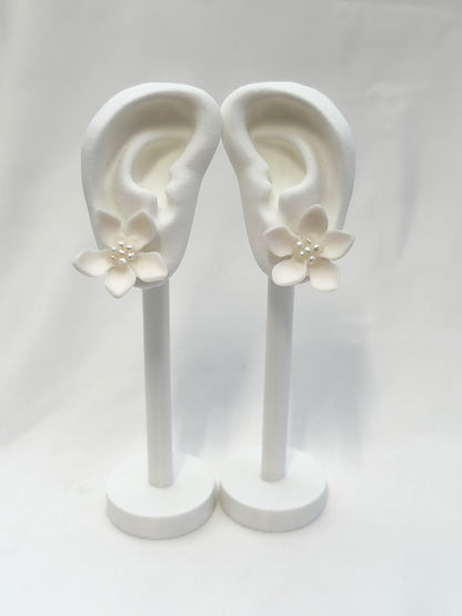 Sampaguita Stud with Seed Pearls