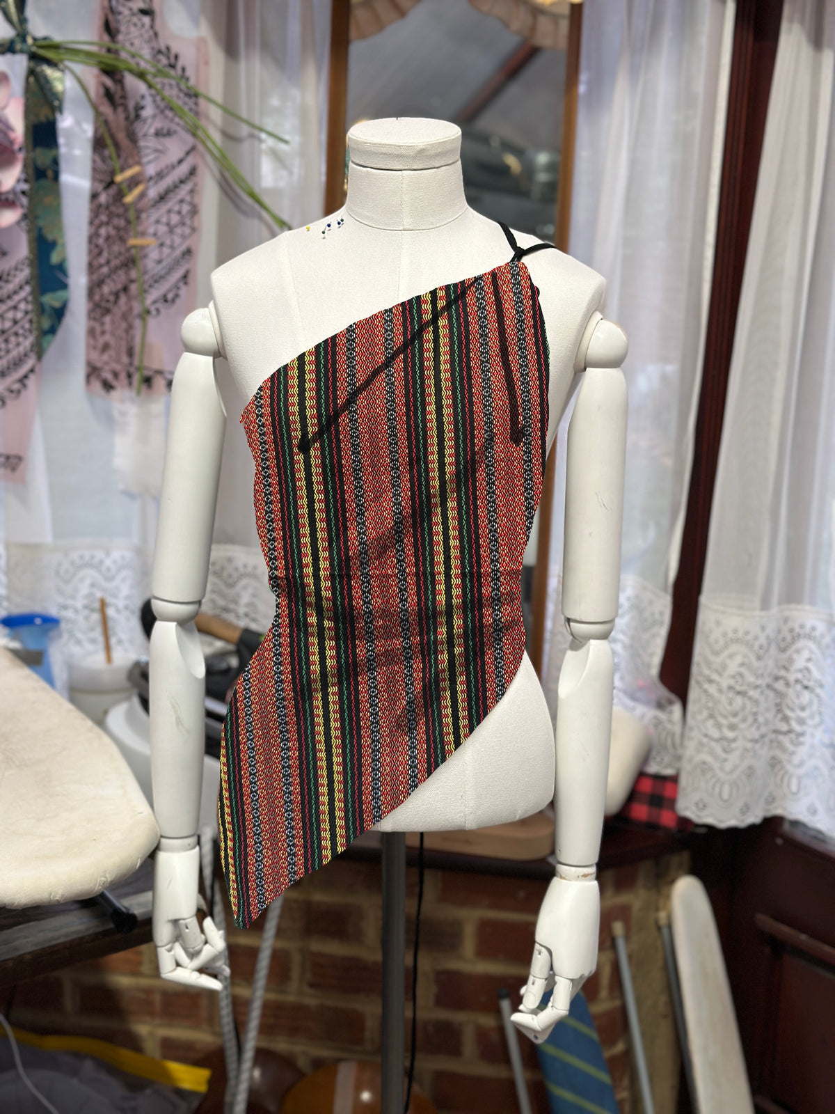 Asymmetrical Pleated Top
