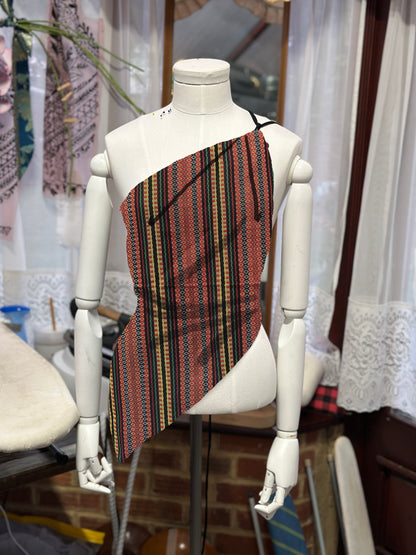 Asymmetrical Pleated Top