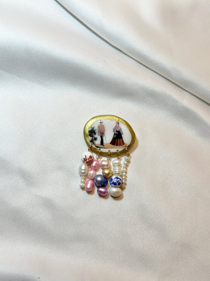 Ligawan (Courtship) Brooch