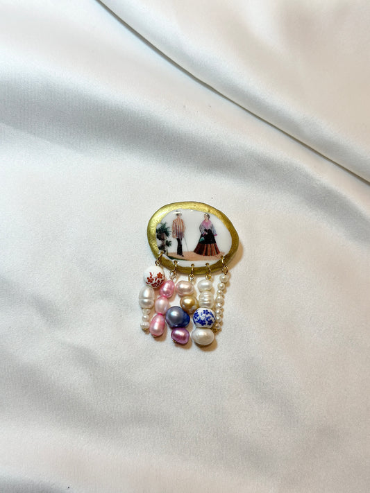 Ligawan (Courtship) Brooch