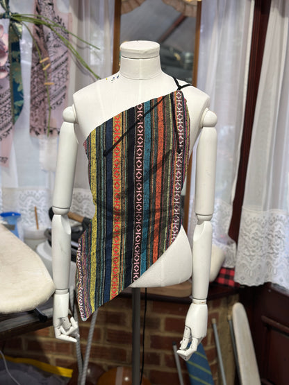 Asymmetrical Pleated Top