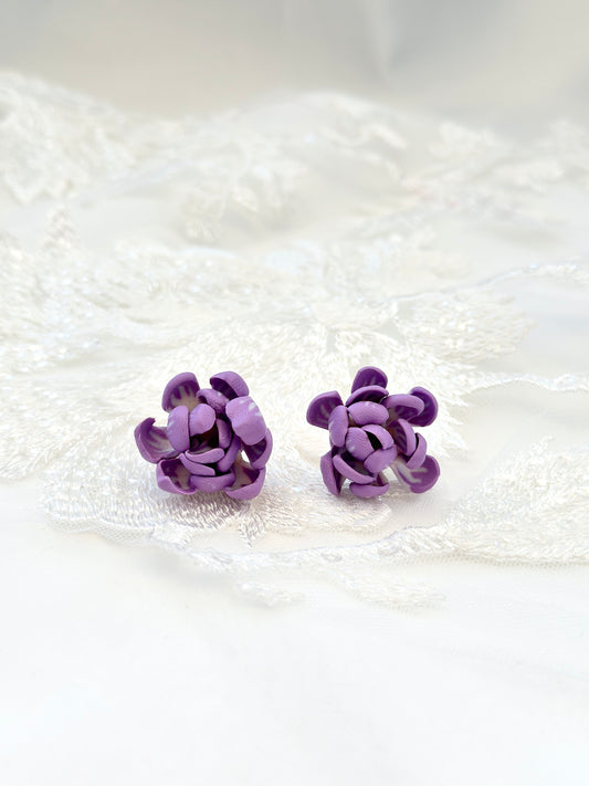 Ube Sampaguita Studs