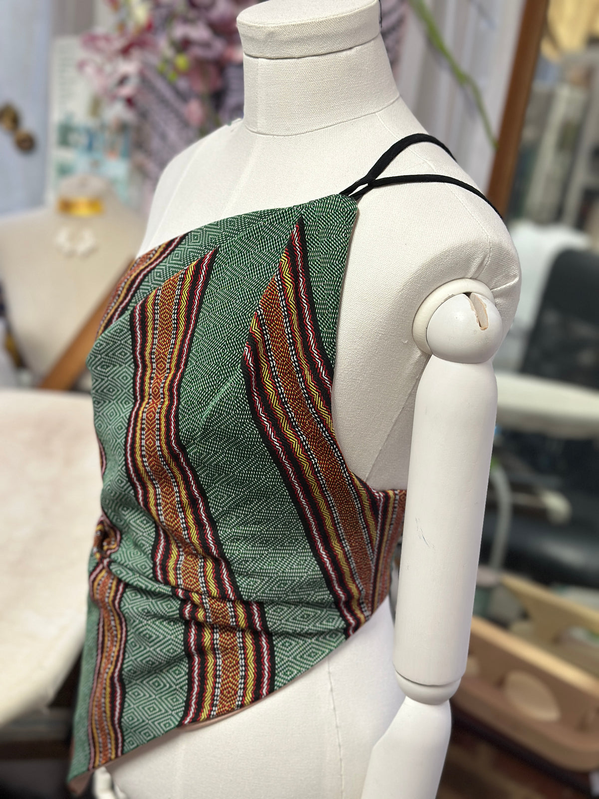 Asymmetrical Pleated Top