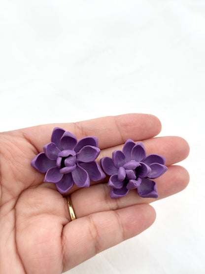 Ube Sampaguita Studs