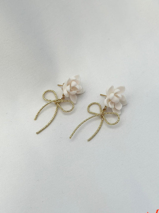 Sampaguita Bow Dangle