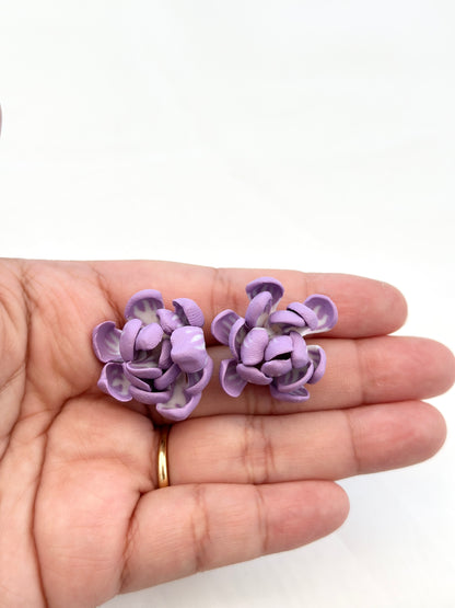 Ube Sampaguita Studs