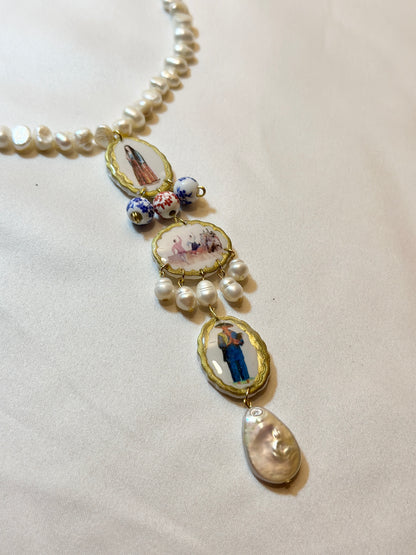 Mga iniwan (The ones left behind) Choker Necklace