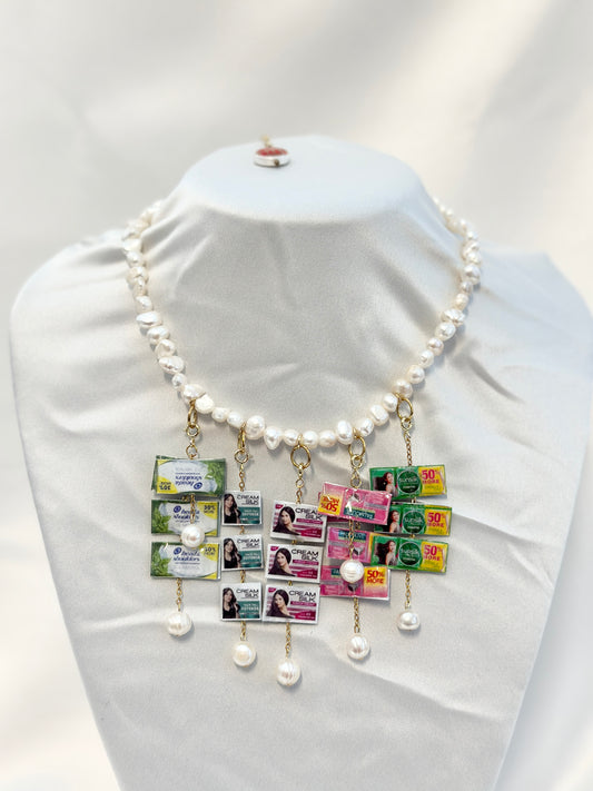 Sachet Shampoo Pearl Necklace