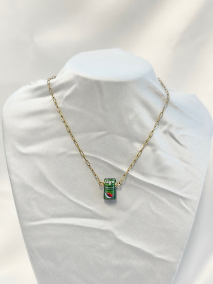 Ligo Sardinas Pearl Stud Earrings and Necklace Set