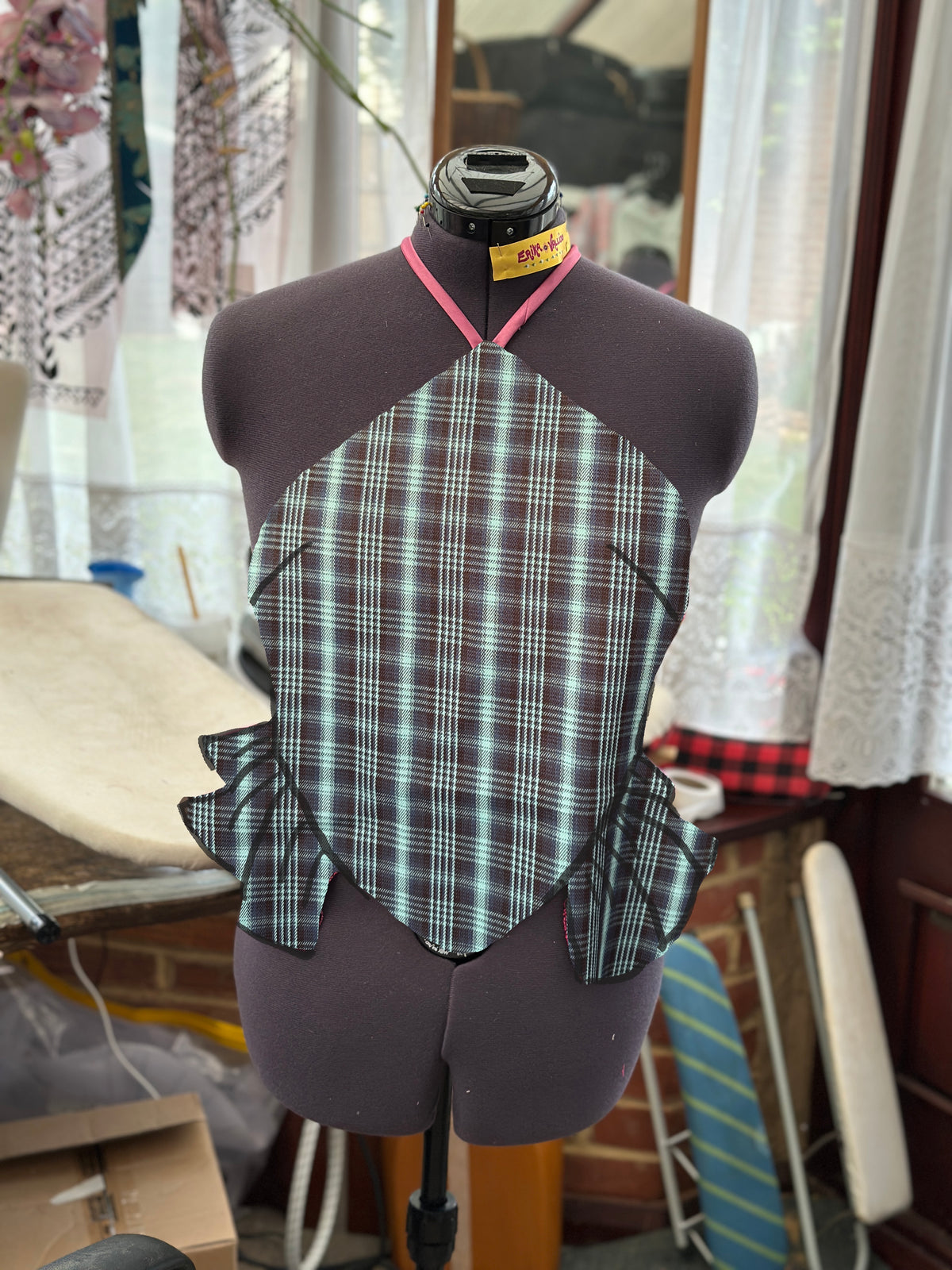 Asymmetrical Pleated Top