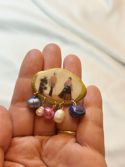 Ligawan (Courtship) Brooch