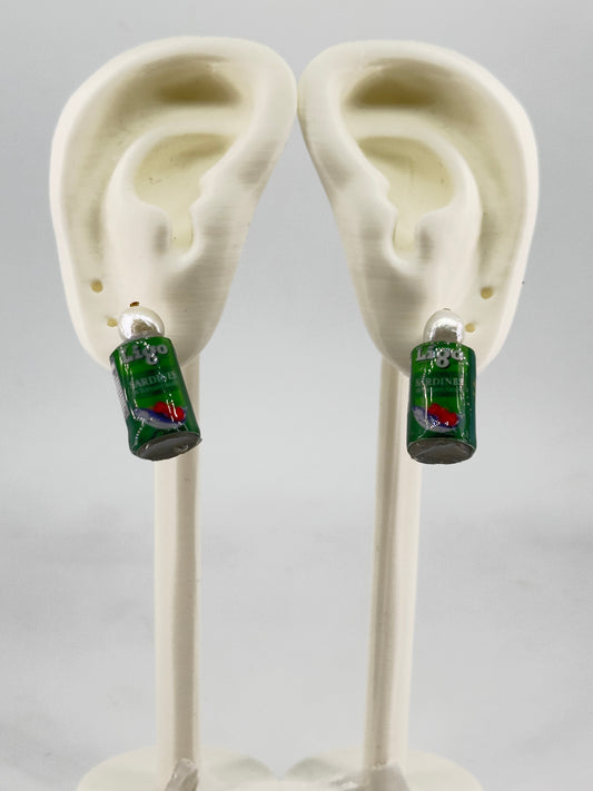Ligo Sardinas De Lata Pearl Studs