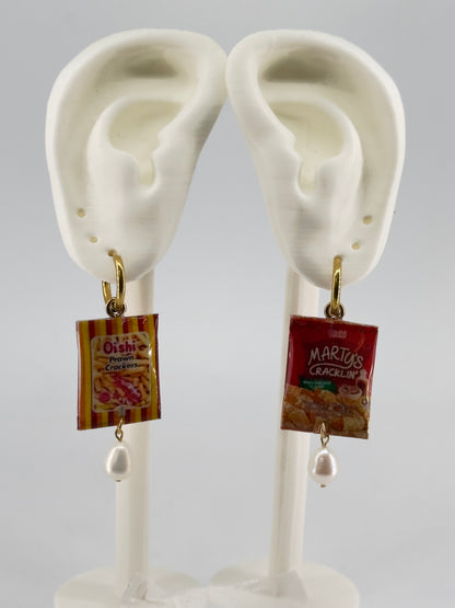 Oishi Martys Drop Pearl Hoops