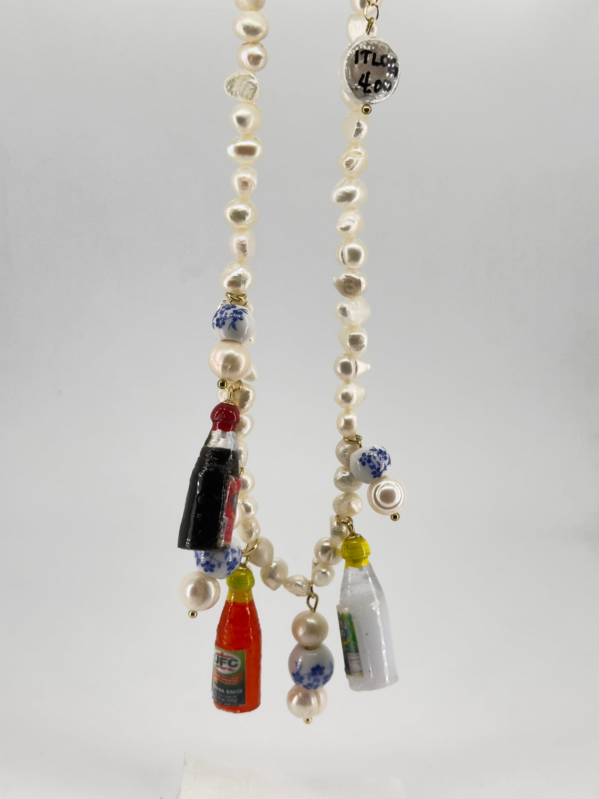Trio Banana Ketchup, Suka, Toyo, Pearl Choker Necklace