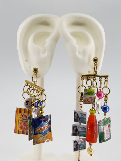 Sari Sari Earrings - Detachable Charms