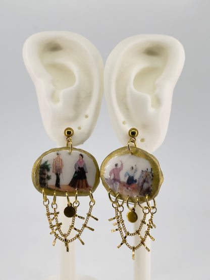 Ligawan to Sayawan (Courtship to Dancing) Chandelier Earrings