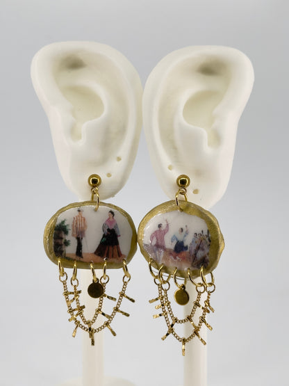 Ligawan to Sayawan (Courtship to Dancing) Chandelier Earrings