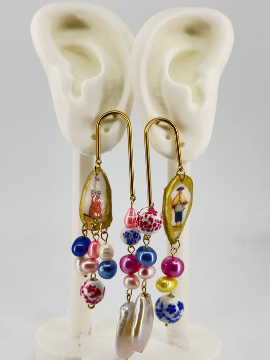 Dalaga at Binata Dangle Earrings