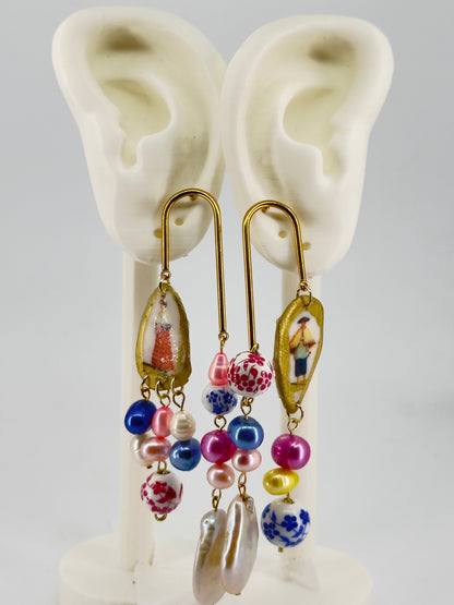 Dalaga at Binata Dangle Earrings