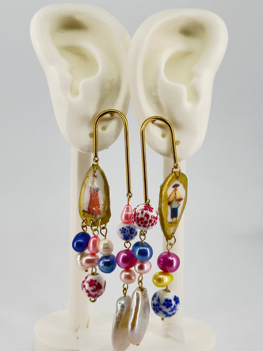 Dalaga at Binata Dangle Earrings