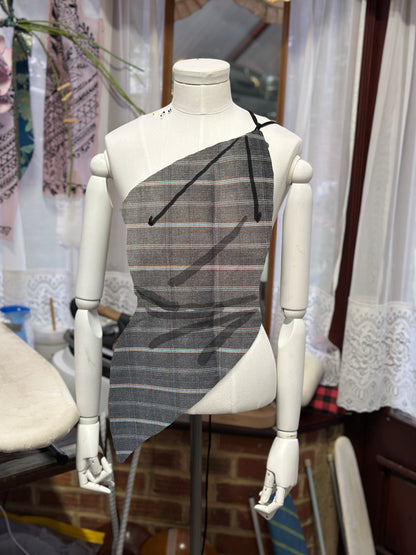 Asymmetrical Pleated Top