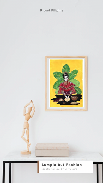 Lumpia Maker Filipiniana Art Print