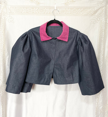 Modern Filipiniana Denim Jacket