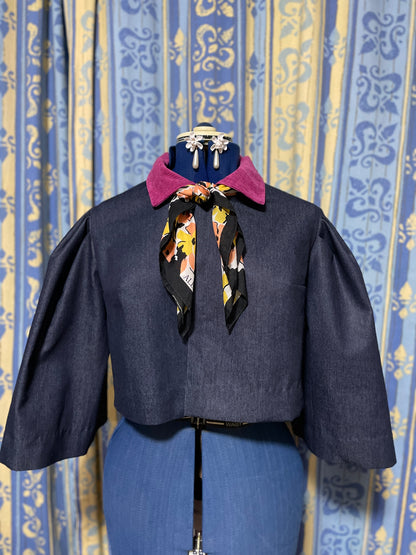 Modern Filipiniana Denim Jacket