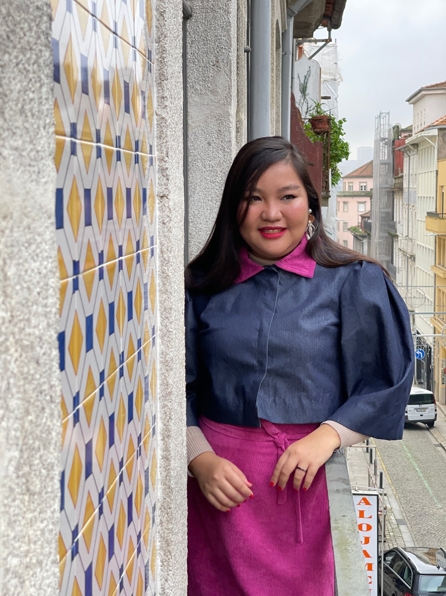 Modern Filipiniana Denim Jacket