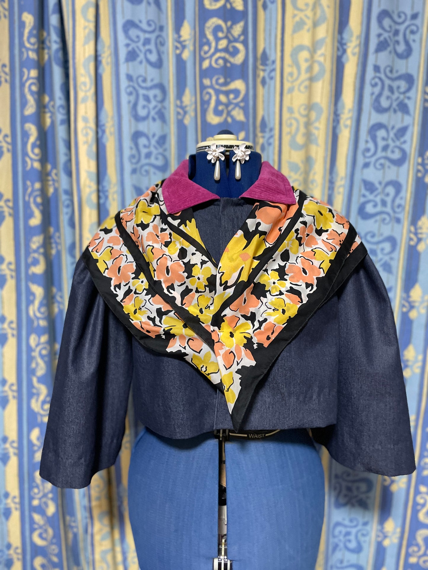 Modern Filipiniana Denim Jacket